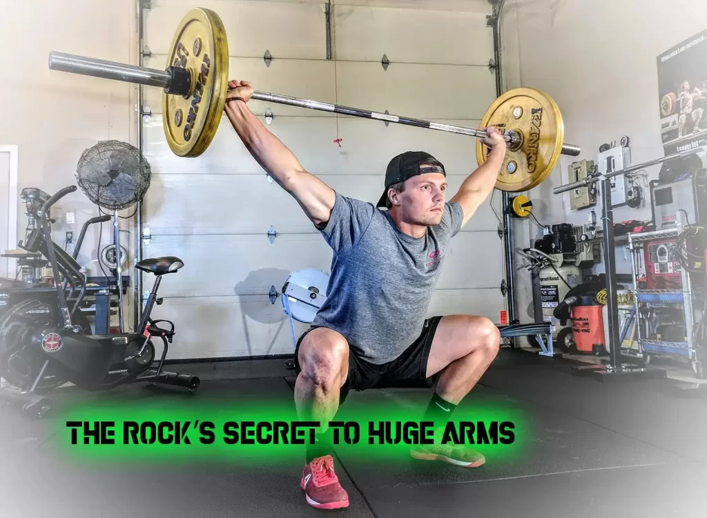 The Rock’s huge arms secret